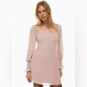 Wilfred Emmylou long sleeve square neck Dress size 2!